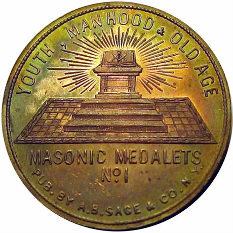 759  -  Sage's Masonic Medalets No. 1   AU