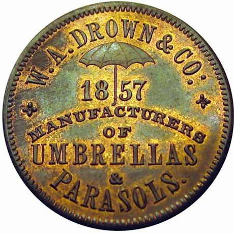 589  -  MILLER PA 133   MS63 Philadelphia Pennsylvania Merchant token