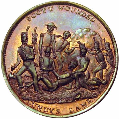 715  -  WS 1852-12   MS64 Winfield Scott Political Campaign token