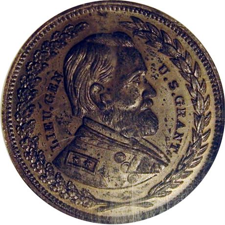 712  -  USG 1868-12  NGC MS62 US Grant Political Campaign token