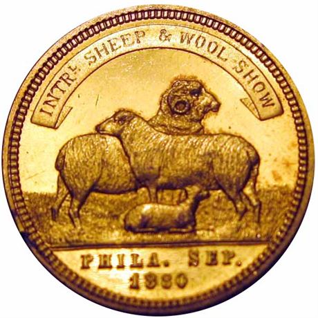 669  -  RULAU Pa Ph 320   MS63 Philadelphia Pennsylvania Merchant token