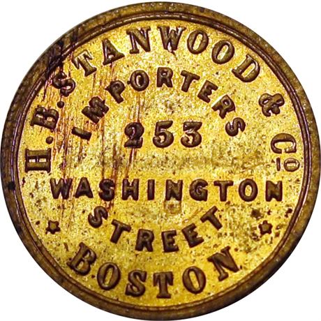 531  -  MILLER MA  90   AU+ Boston Massachusetts Merchant token