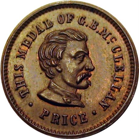 27  -  143/261 a  R1  MS63  Patriotic Civil War token