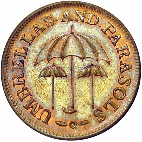 640  -  MILLER PA 418   MS63 Philadelphia Pennsylvania Merchant token