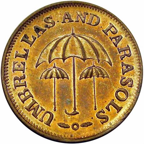 641  -  MILLER PA 419   MS63 Philadelphia Pennsylvania Merchant token