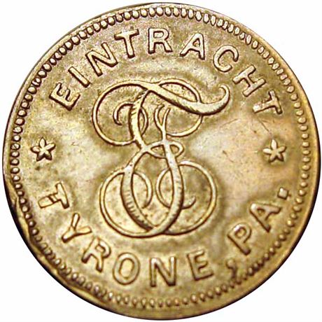 685  -  RULAU Pa Ty 3   AU Tyrone Pennsylvania Merchant token
