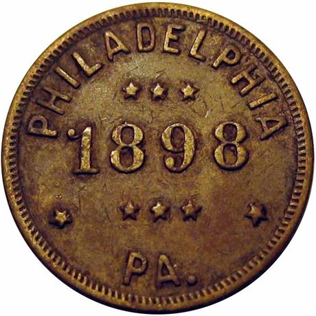 677  -  RULAU Pa Phl  50   EF Philadelphia Pennsylvania Merchant token