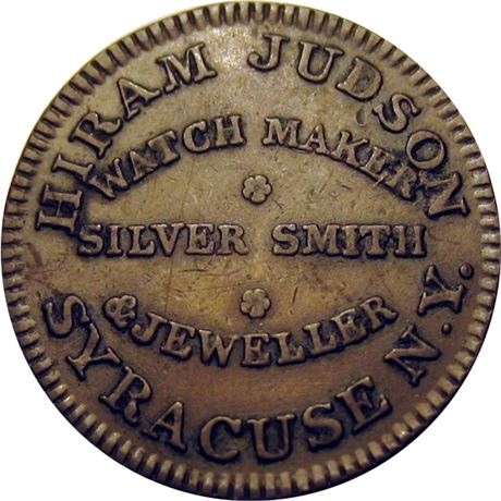 500  -  LOW 318 / HT-345  R4  EF Details Syracuse New York Hard Times token