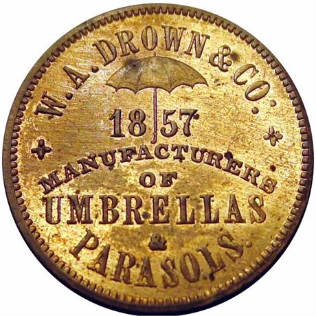 591  -  MILLER PA 140   MS63 Philadelphia Pennsylvania Merchant token
