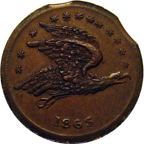 53  -  156/524 a R8 Raw EF+  Patriotic Civil War token