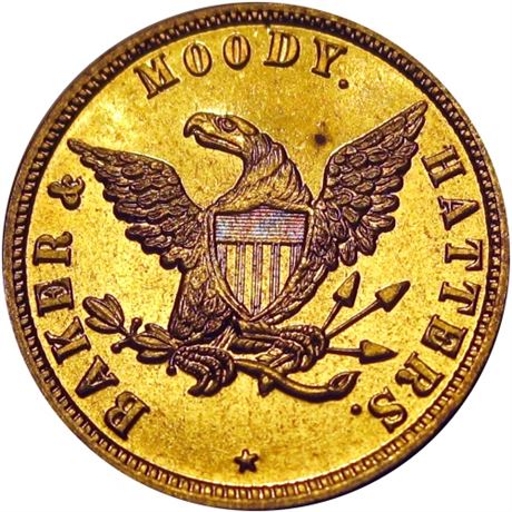 504  -  MILLER IL  7  Raw MS64 Chicago Illinois Merchant token
