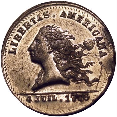 560  -  MILLER PA  22  Raw UNC Details Libertas Americana PA Merchant token