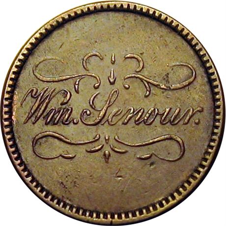 311  -  OH165FM-7a R5 Raw EF+ Engraver Senour Cincinnati Ohio Civil War token