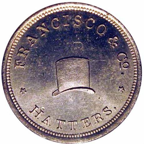 585  -  MILLER TN 13  NGC MS65 Memphis Tennessee Merchant token