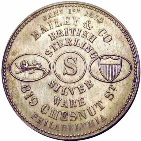 561  -  MILLER PA  30  NGC MS63  Pennsylvania Merchant token