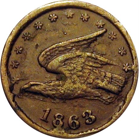 71  -  159/469 a R8 Raw VF+ Details  Patriotic Civil War token