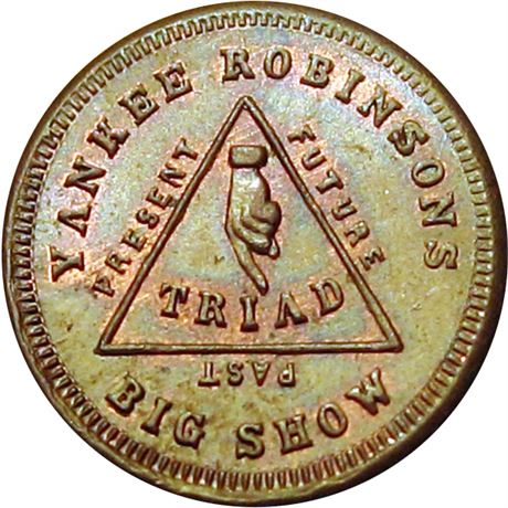 139  -  IL692A- 9a R4 Raw MS62 Peoria Illinois Civil War token
