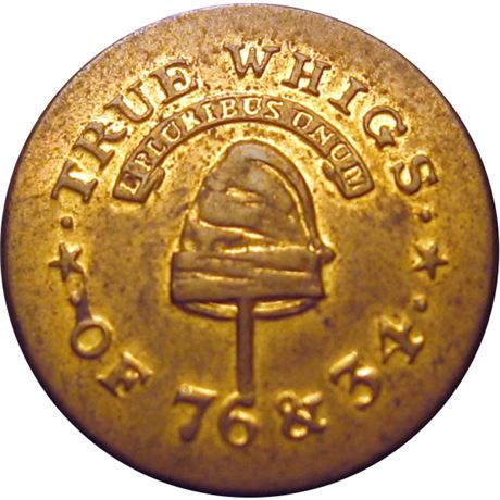 584  -  CE-1834-20  Raw AU Congressional Election Political Campaign token