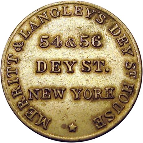 523  -  MILLER NY  551  Raw EF  New York Merchant token