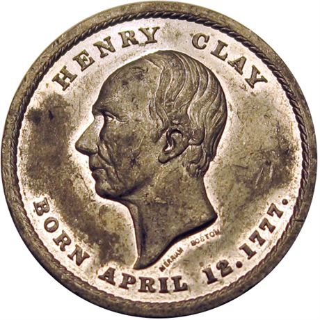 637  -  Merriam Henry Clay Memorial Medal  Raw MS62