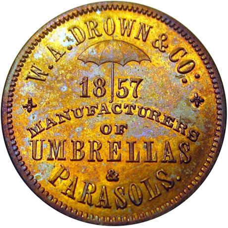 562  -  MILLER PA 134  Raw MS63 Philadelphia Pennsylvania Merchant token