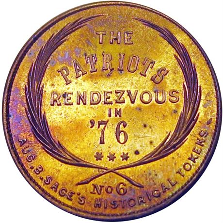649  -  Sage's Historical Tokens No.  6b  Raw UNC Details