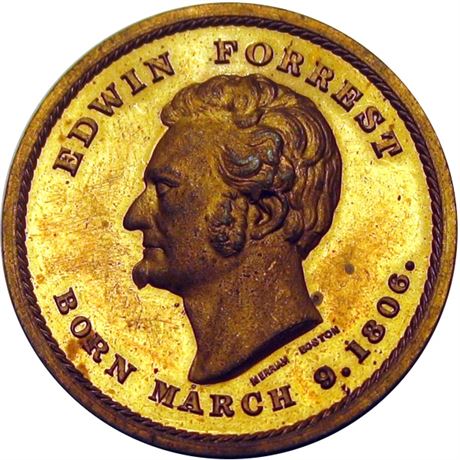 635  -  Merriam Edwin Forrest Medal  Raw MS64