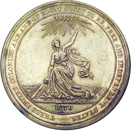 600  -  HK-020 R4 Raw EF 1876 Centennial Silver So-Called Dollar