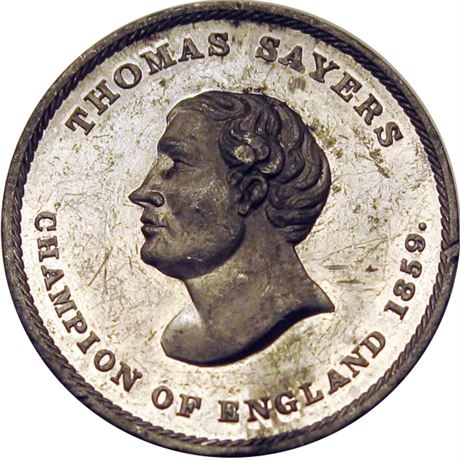 638  -  Merriam Thomas Sayers Medal  Raw MS63