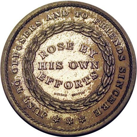 636  -  Merriam Edwin Forrest Medal  Raw MS63