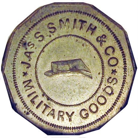 533  -  MILLER NY  815  NGC MS62  New York Merchant token