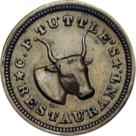 194  -  MA115G-3a R6 Raw VF Boston Massachusetts Civil War token