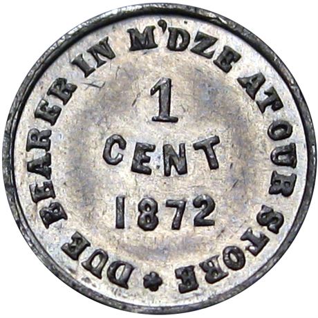 584  -  MILLER NJ 14  Raw AU Glassboro New Jersey Merchant token