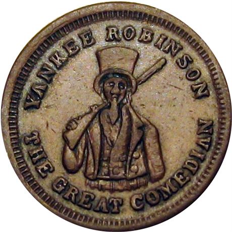 158  -  IL692A- 3a R4 Raw EF Peoria Illinois Civil War token