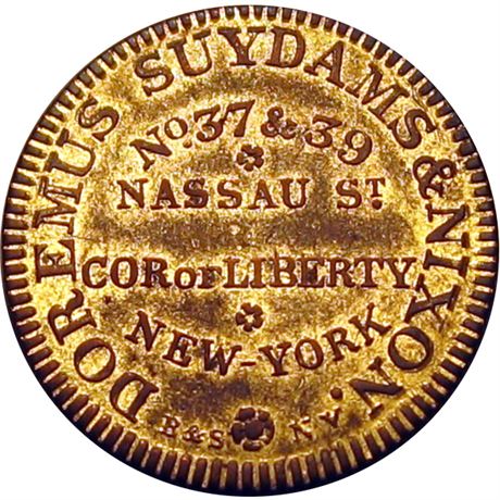 509  -  LOW 245 / HT-258 R4 NGC AU55 New York Hard Times token