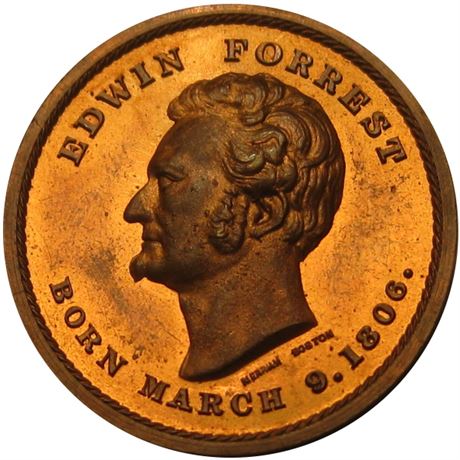 709  -  Merriam Edwin Forrest Medal  Raw MS64