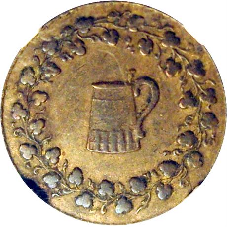 109  -  451A/532 b R9 NGC XF45  Patriotic Civil War token