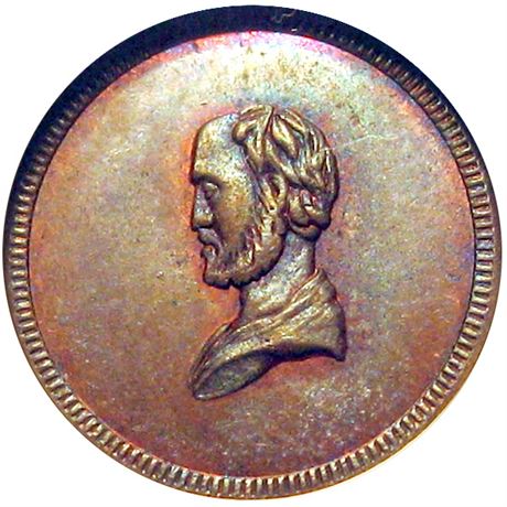 23  -   71/148 a Unlisted NGC MS64 BN  Patriotic Civil War token
