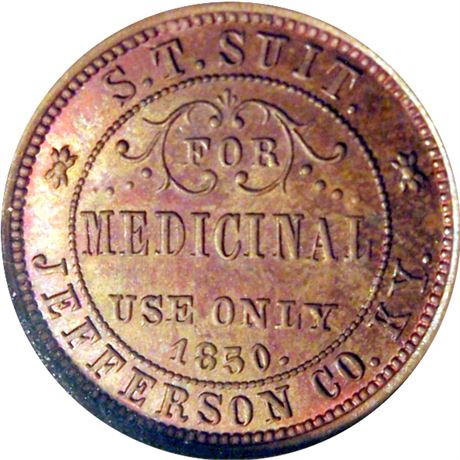 574  -  MILLER KY 36  NGC MS65 RB Jefferson County Kentucky Merchant token