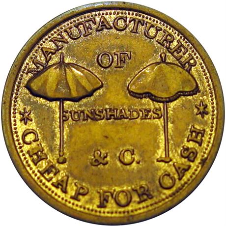 443  -  MILLER PA 171B  Raw EF Philadelphia Pennsylvania Merchant token