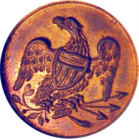 222  -  PA750B-3a R8 NGC MS64 RB Philadelphia Pennsylvania Civil War token