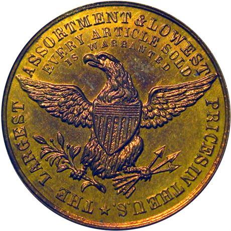459  -  MILLER PA 370A  NGC MS63 Philadelphia Pennsylvania Merchant token