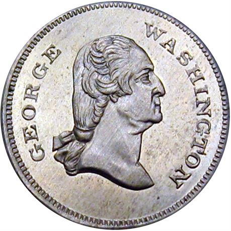 841  -  MILLER PA 230B  Raw MS65 Coin Dealer Philadelphia PA Merchant token
