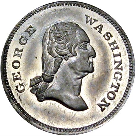838  -  MILLER PA 230  Raw MS62 Coin Dealer Philadelphia PA Merchant token