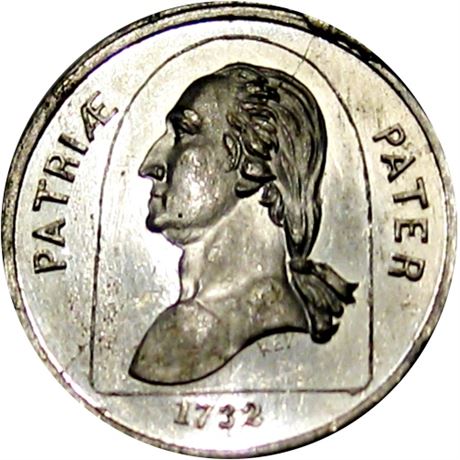 601  -  MILLER NY  308  Raw MS62 Coin Dealer New York City Merchant token