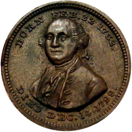 873  -  MILLER PA 364  Raw MS62 Coin Dealer Philadelphia PA Merchant token