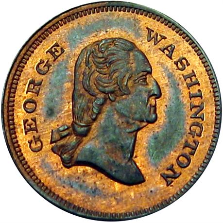 840  -  MILLER PA 230A  Raw MS63 Coin Dealer Philadelphia PA Merchant token