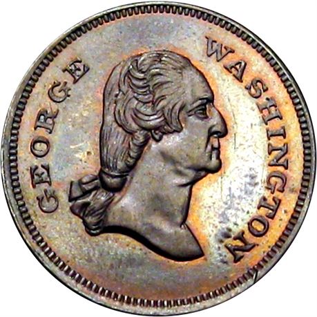 839  -  MILLER PA 230A  Raw MS62 Coin Dealer Philadelphia PA Merchant token
