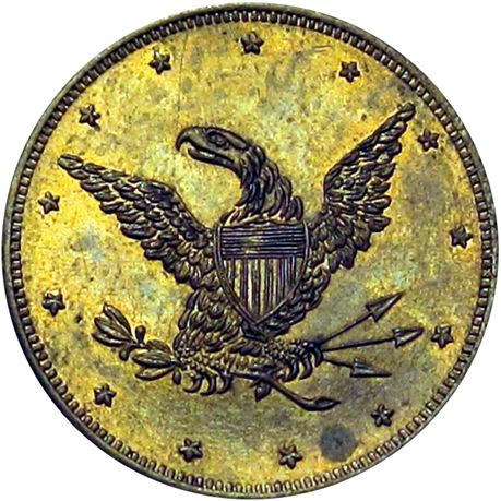 735  -  MILLER NY  913B  Raw AU+ New York City Merchant token