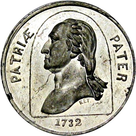 600  -  MILLER NY  308  Raw MS62 Coin Dealer New York City Merchant token